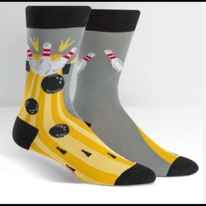 Men’s Bowling Sport Dress Socks Black Size 8-12